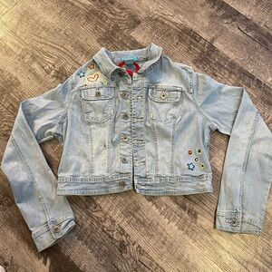 Zana Di Kids Jean Jacket with Colorful Patches
